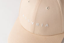 Load image into Gallery viewer, Cream and White ASSYRIA Baseball Cap